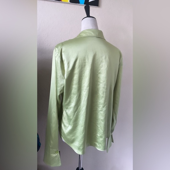 Wild fable Satin button Down Blouse - Picture 2 of 2
